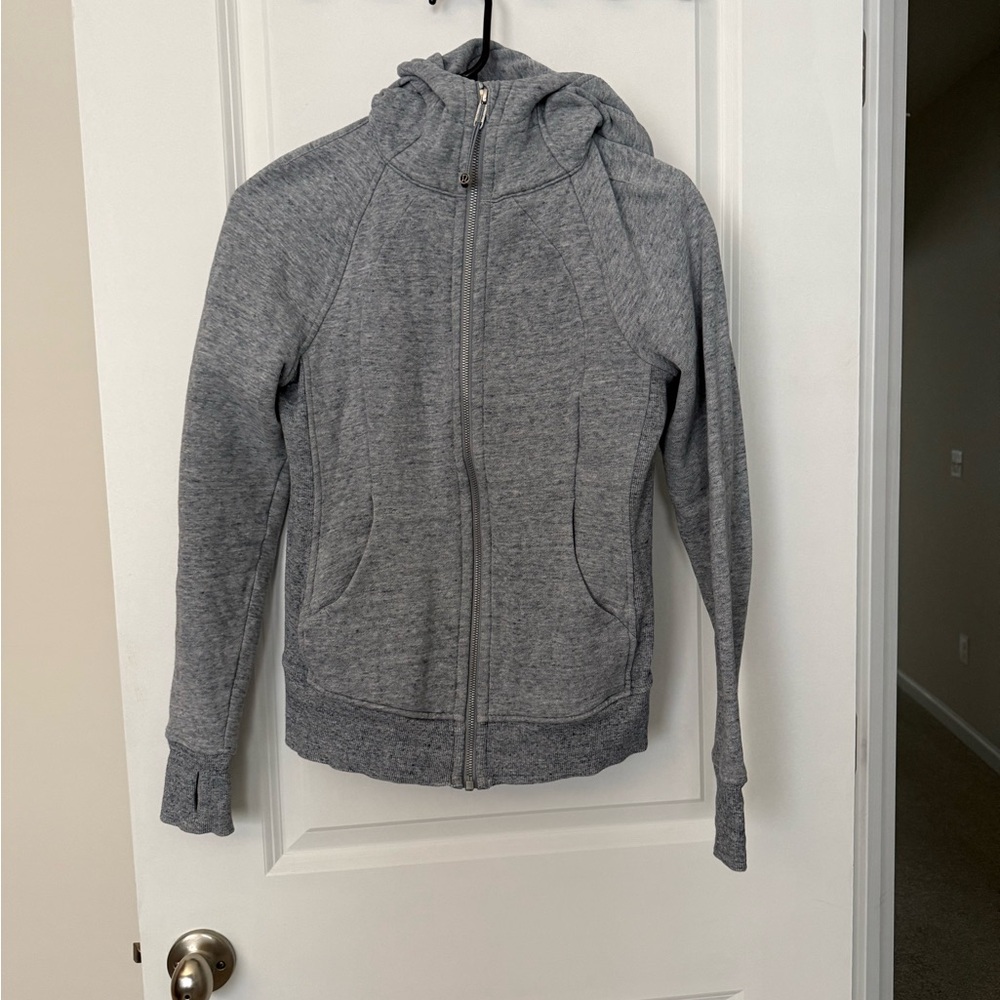 Gray Lululemon Scuba Hoodie